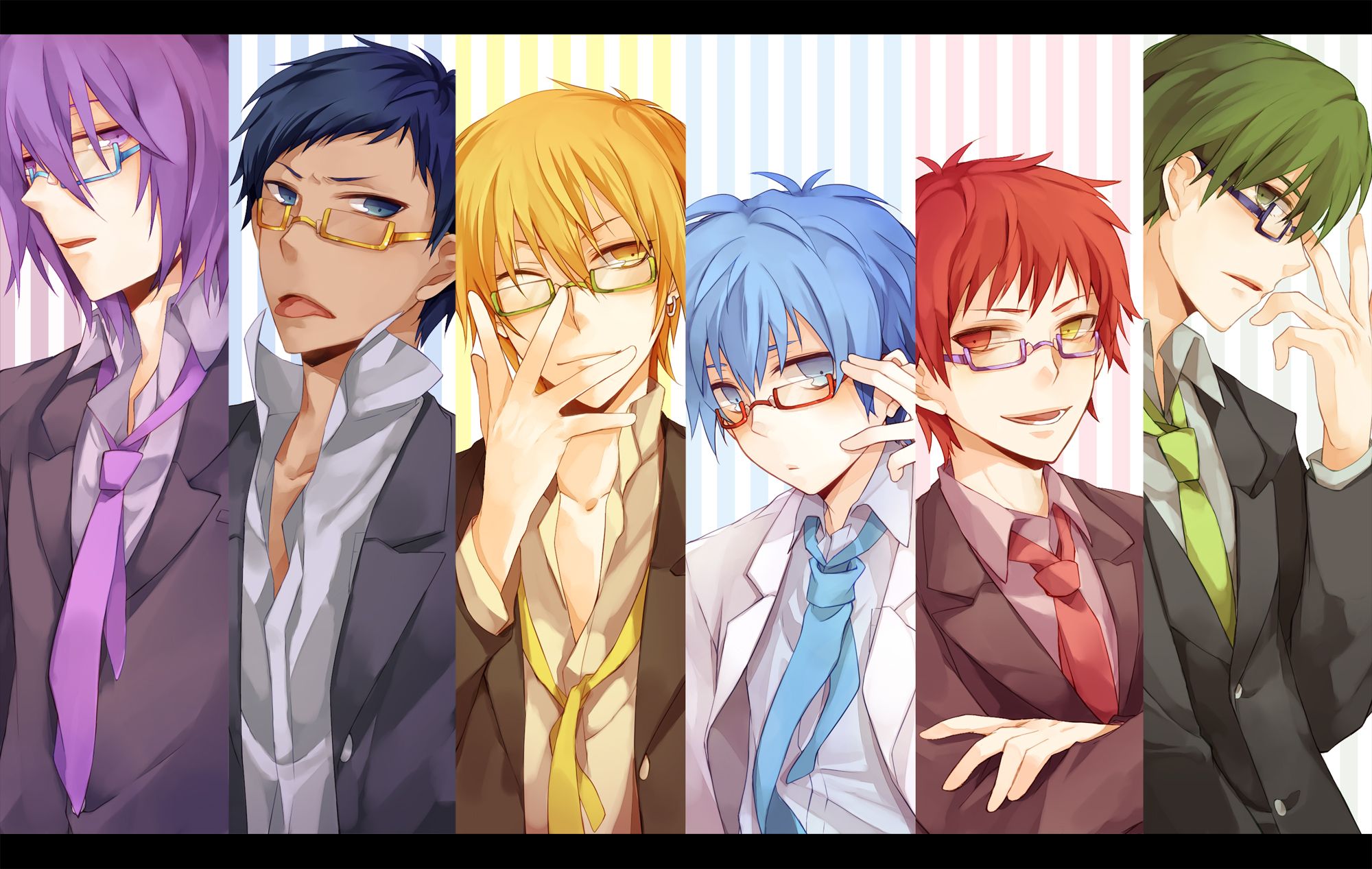 Personaggi Kuroko no Basket in completo, 2000x1267 2K, Desktop