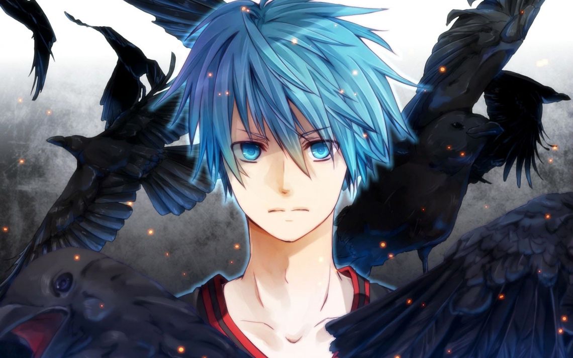 Tetsuya Kuroko con corvi, 1140x713 HD, PC