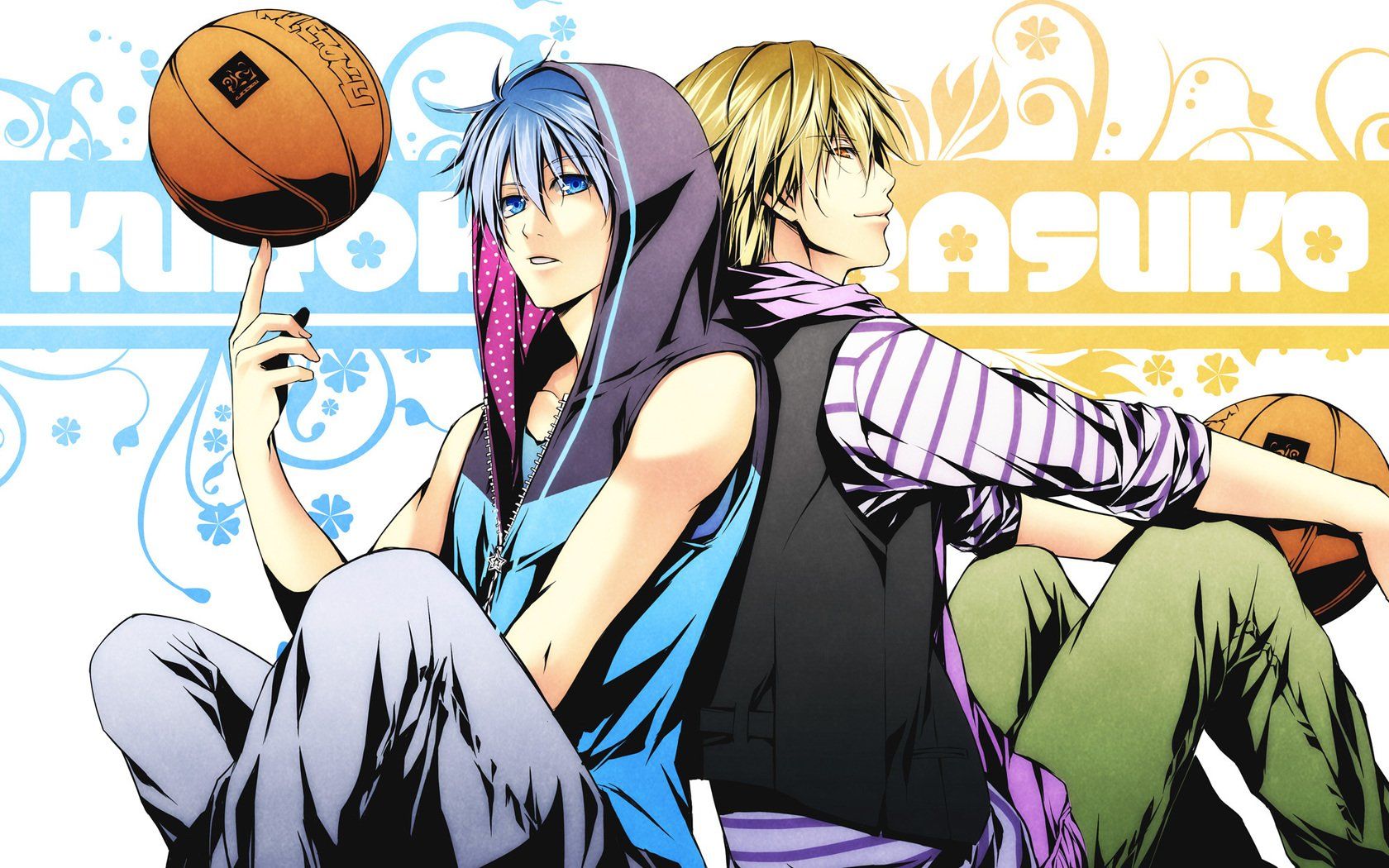 Kuroko e Kise, Kuroko no Basket, 1680x1050 900p, Laptop