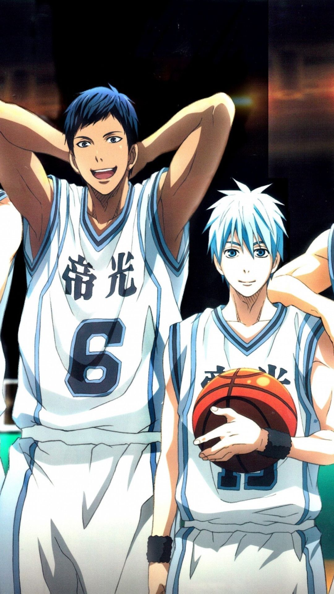 Personaggi Kuroko no Basket, divise basket, 1080x1920 Full HD Verticale, Smartphone