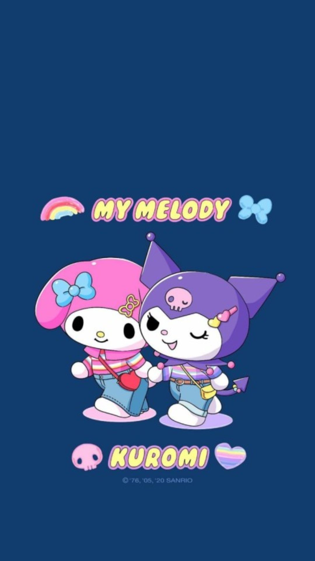 My Melody e Kuromi personaggi, 1080x1920 Full HD Verticale, Smartphone