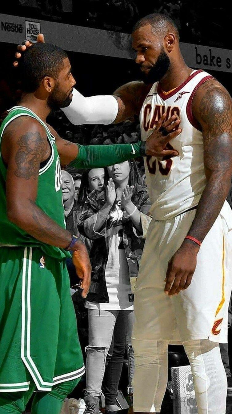 LeBron James e Kyrie Irving, NBA, 754x1341 Verticale, Mobile