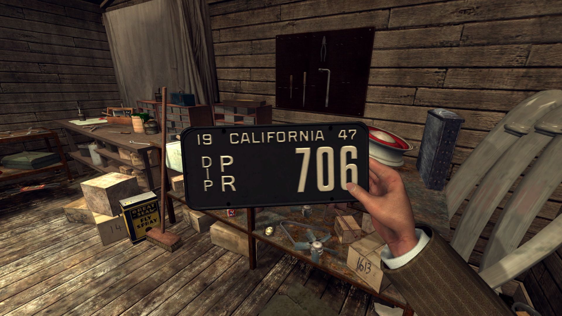 L.A. Noire detective con pistola, 1920x1080 Full HD, Laptop