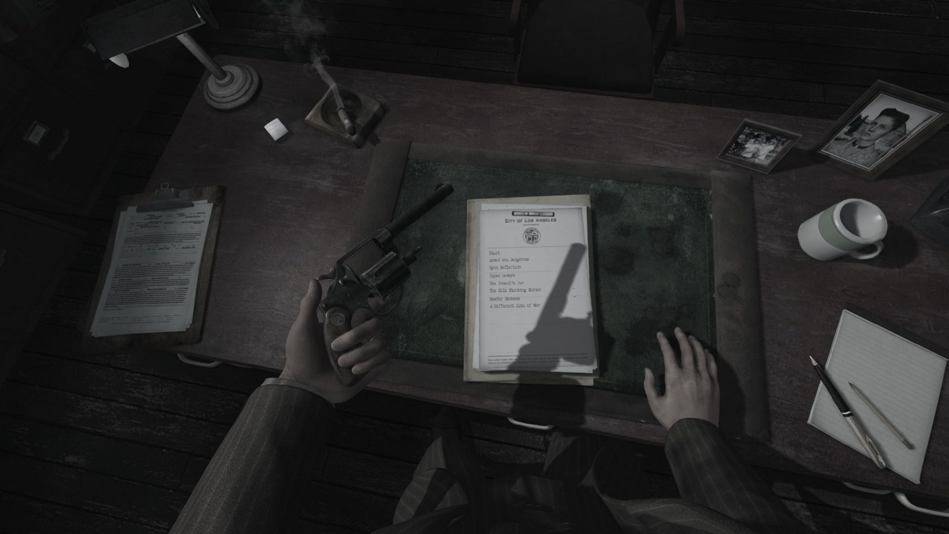 Detective L.A. Noire tra macerie, 1280x720 720p, PC
