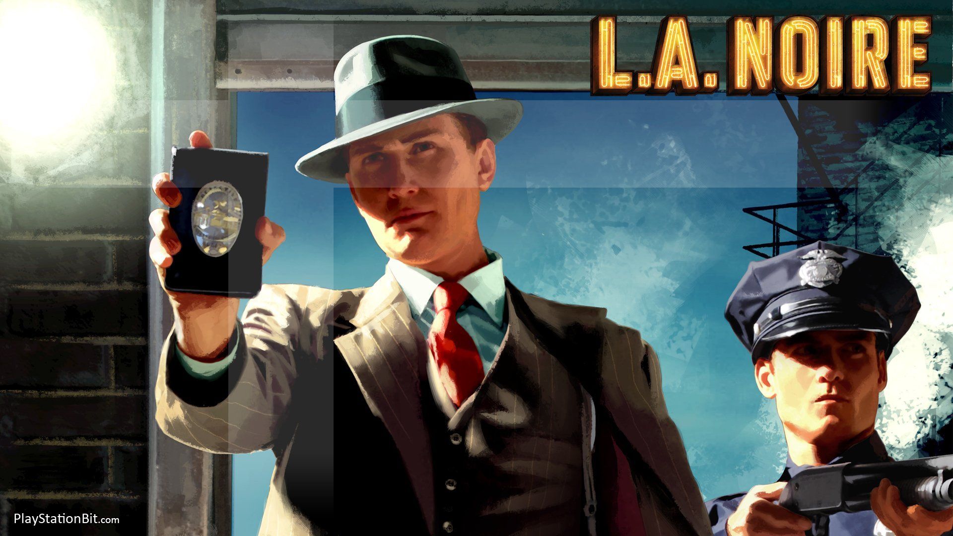 Detective distintivo L.A. Noire, 1920x1080 Full HD, Laptop