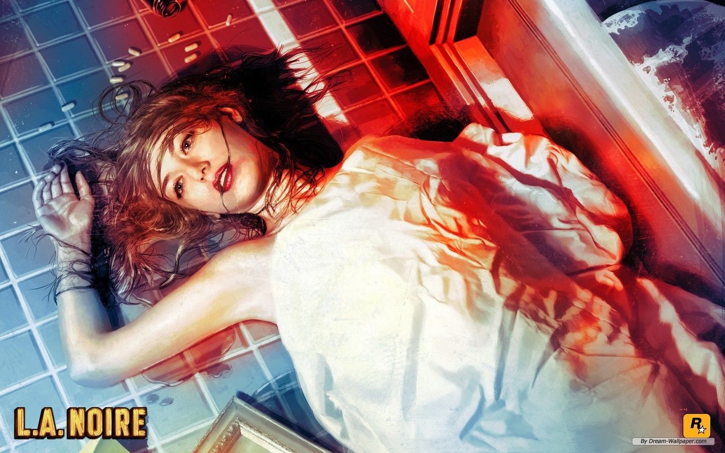 L.A. Noire donna a terra, 1440x900 720p, Laptop