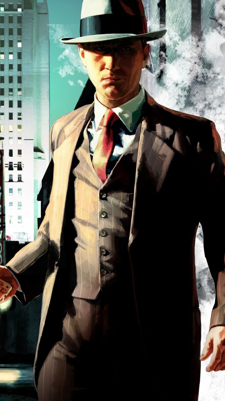 Detective L.A. Noire vestito elegante, 720x1280 Verticale, Mobile
