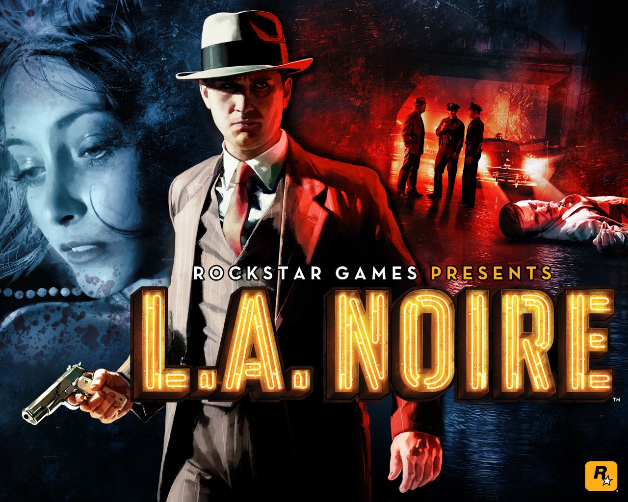 L.A. Noire poster videogioco, 1280x1024 720p, Laptop