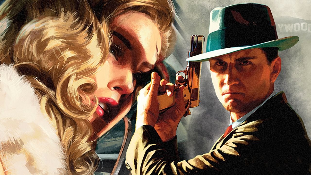 L.A. Noire poster stile noir, 1280x720 HD, Desktop