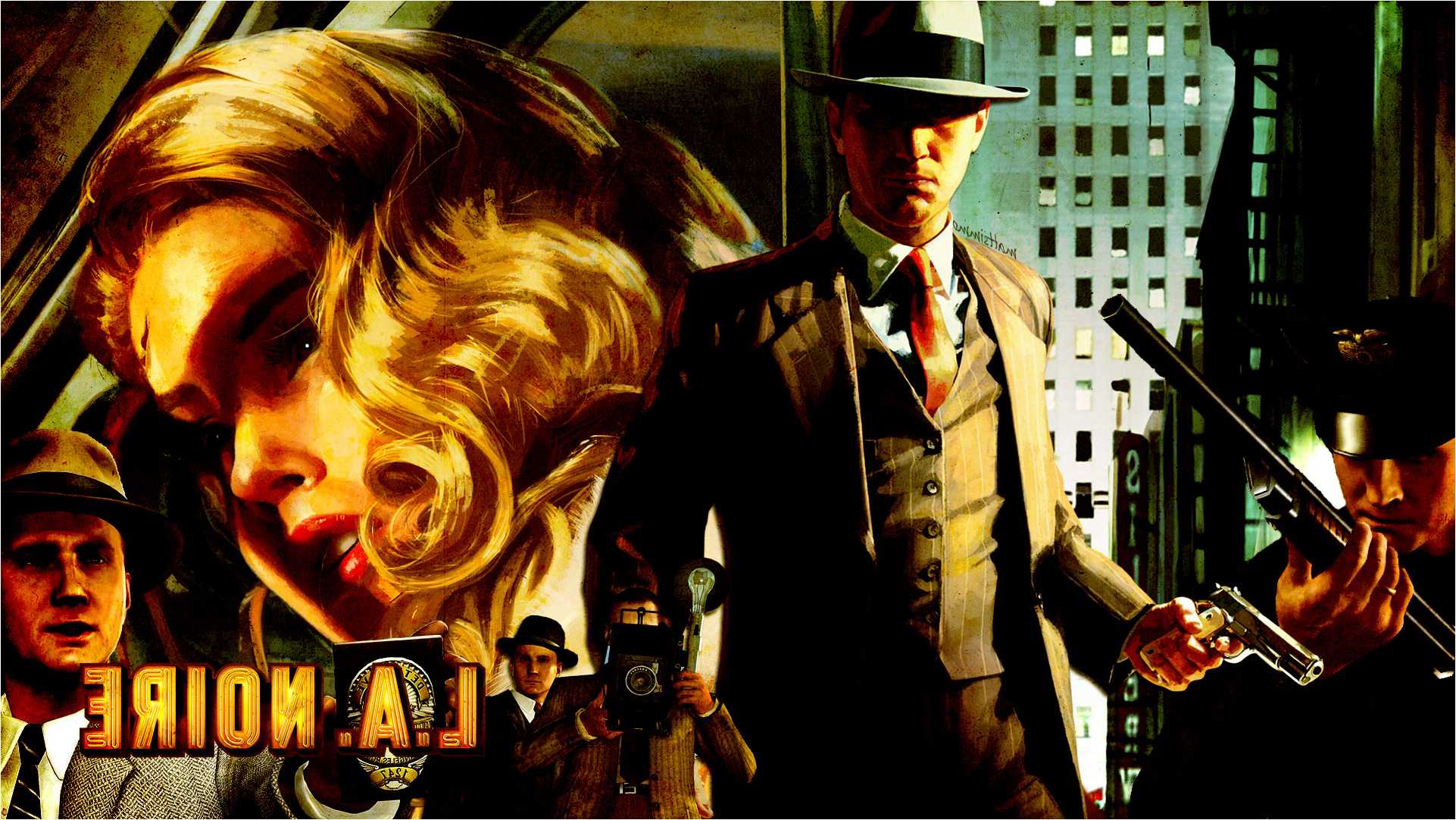 L.A. Noire poster detective, 1922x1082 Full HD, PC