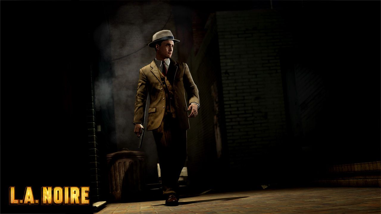 Detective L.A. Noire vicolo buio, 1280x720 HD, PC Desktop