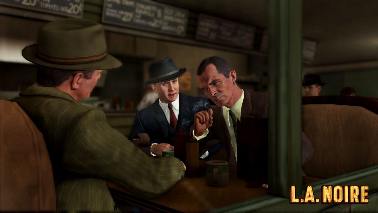 L.A. Noire scena investigativa, 1280x720 720p, PC