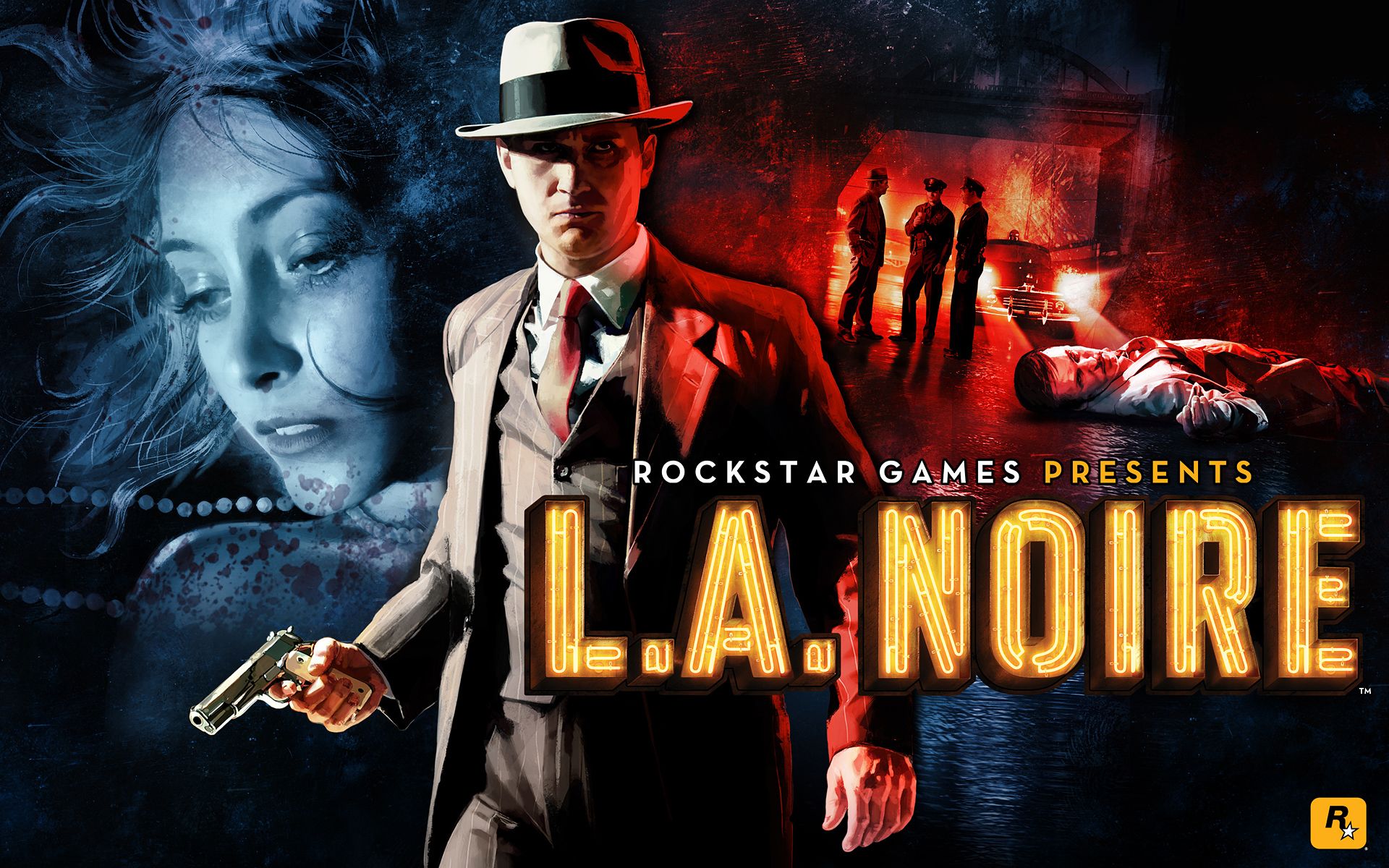 L.A. Noire poster detective, 1920x1200 WUXGA, Laptop