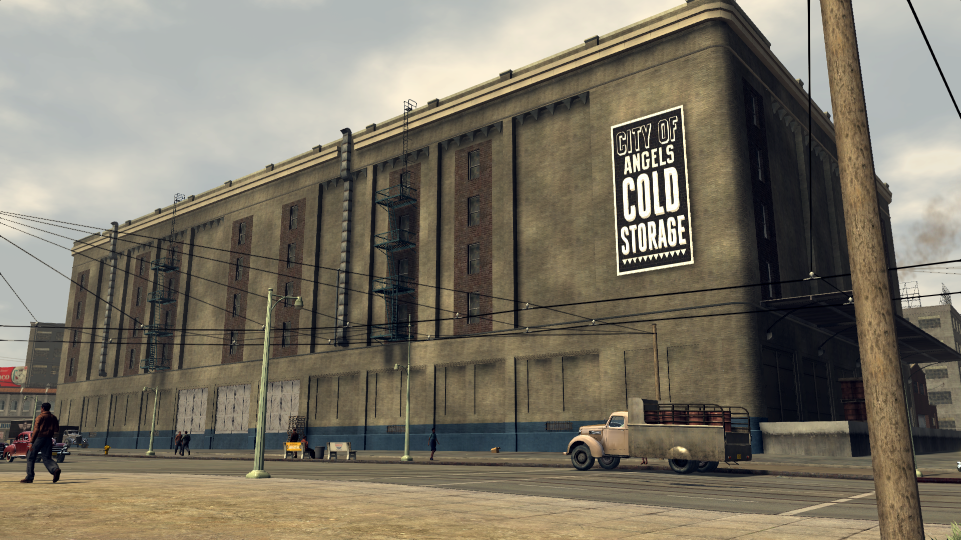 Detective L.A. Noire con pistola, 1920x1080 Full HD 1080p, PC Desktop