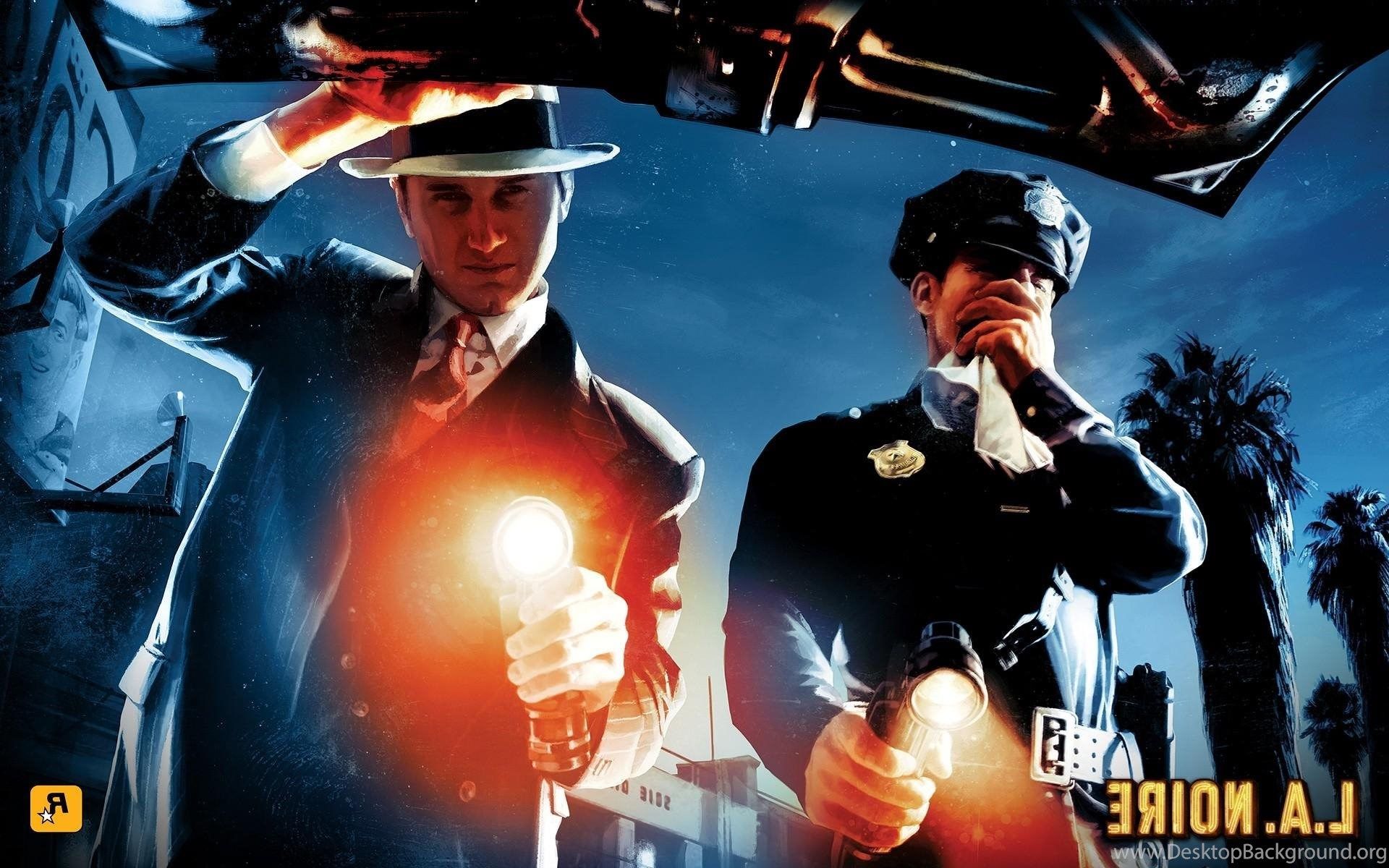 Poliziotti L.A. Noire notturno, 1920x1200 Full HD+, Laptop