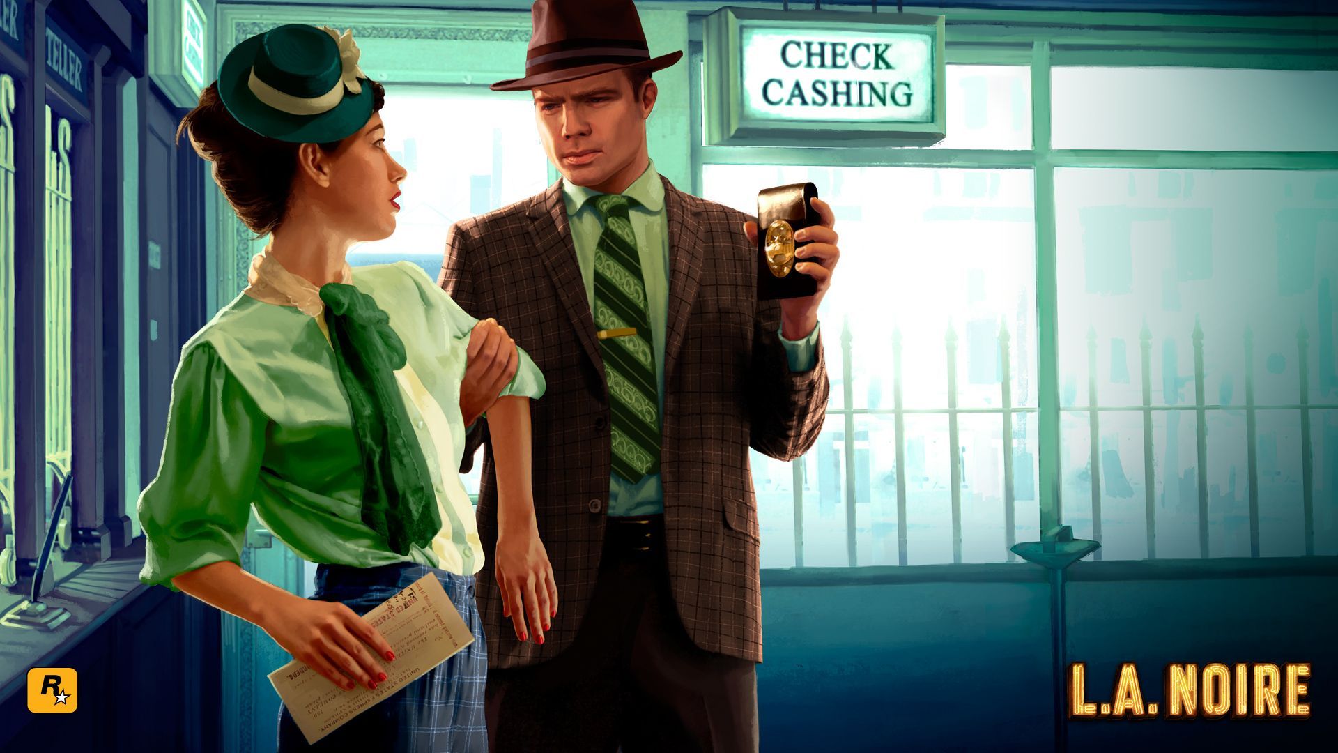 L.A. Noire uomo e donna anni '40, 1920x1080 Full HD 1080p, PC