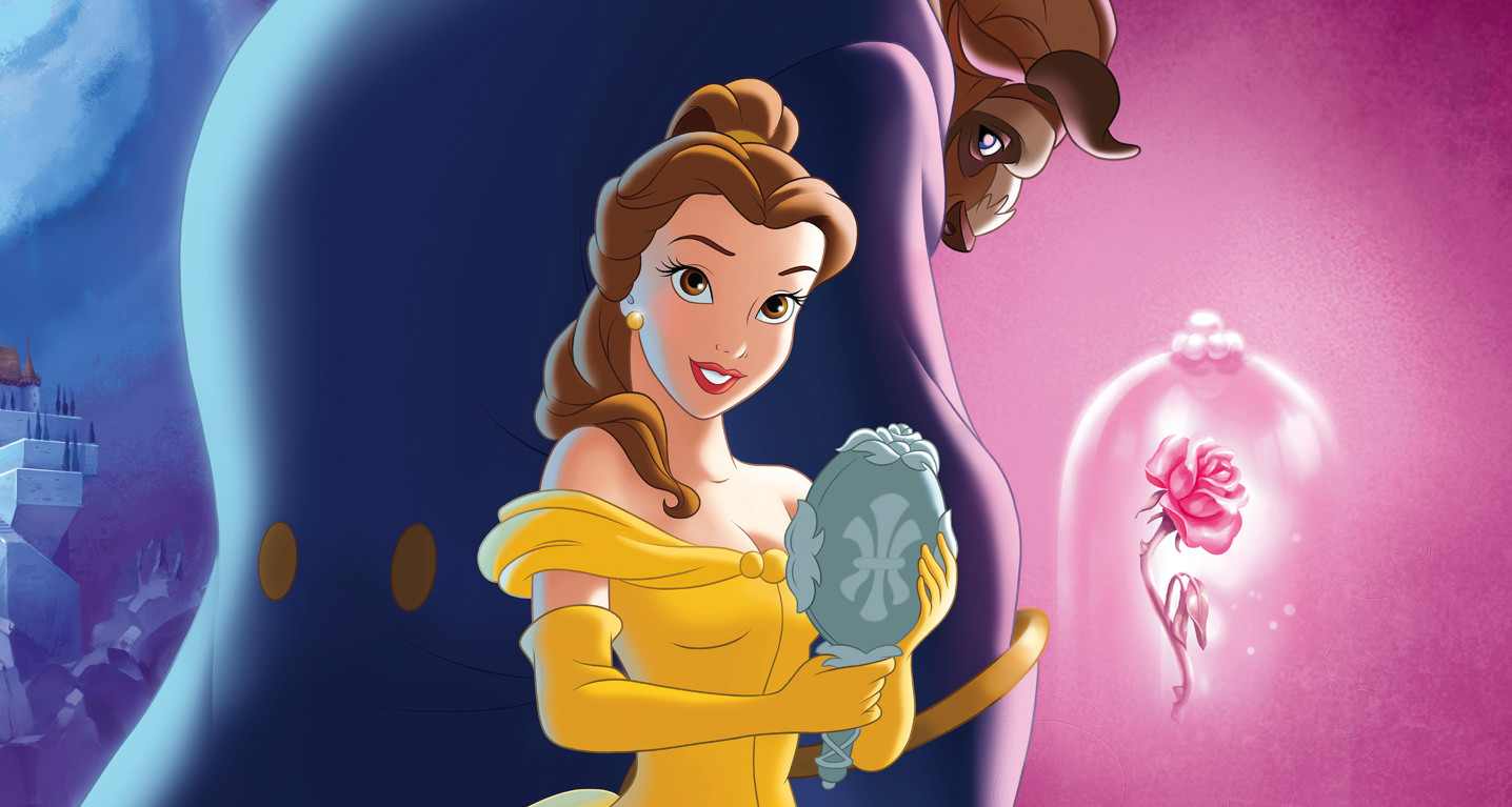 Belle e rosa incantata Disney, classici d'animazione, 1436x767 720p, PC