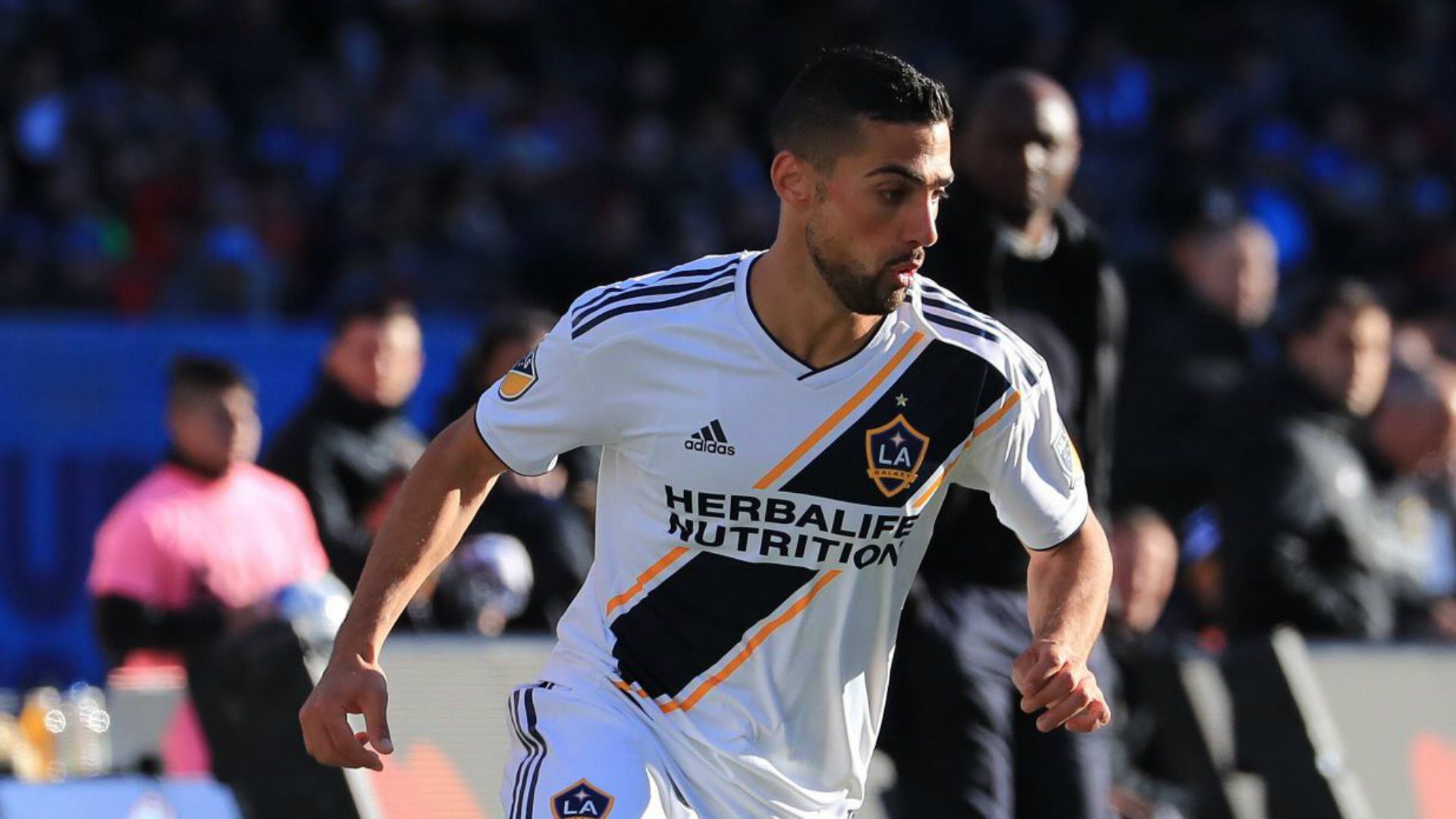 Giocatore LA Galaxy in campo, 1920x1080 Full HD 1080p, PC Desktop
