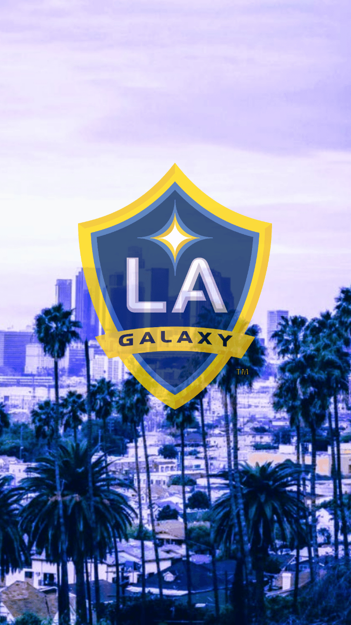 Logo LA Galaxy, skyline Los Angeles, California, 720x1280 Verticale, Samsung Galaxy