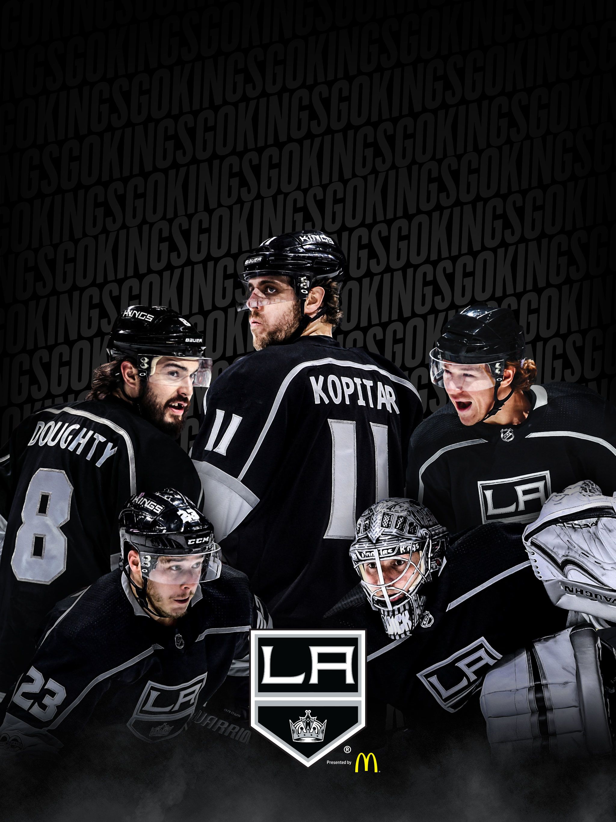 Giocatori LA Kings hockey, 2048x2732 Full HD Verticale, Smartphone