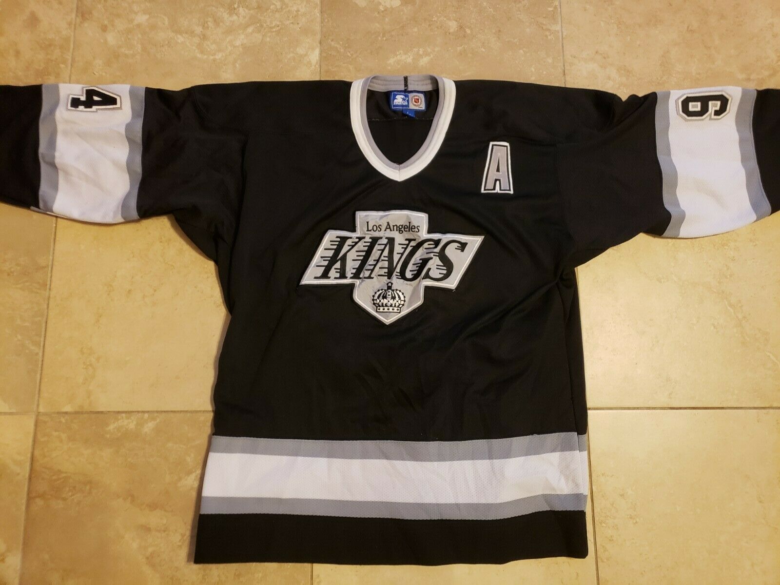 Logo LA Kings scudo nero, 1920x1200 Full HD+, PC Desktop