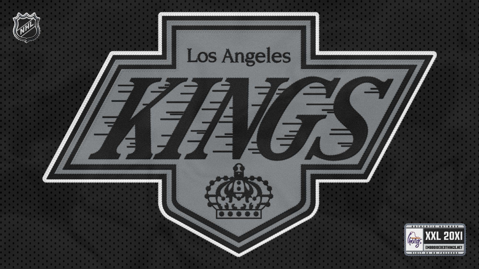 Logo LA Kings vintage, 3840x2400 4K, Desktop 4K