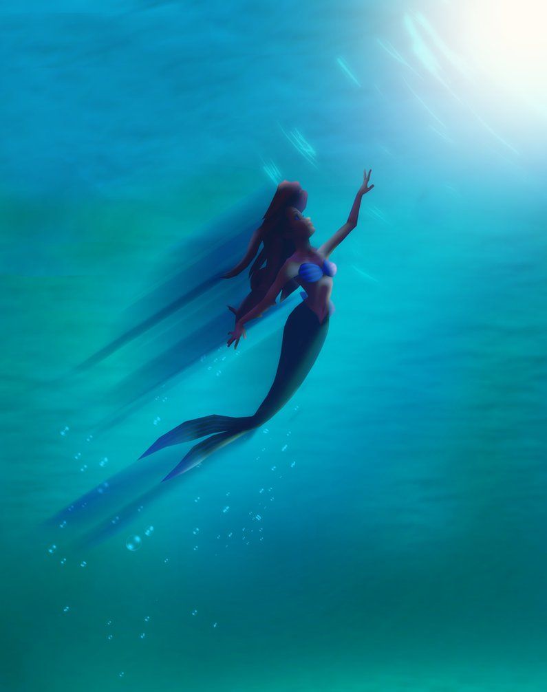 Sirenetta che nuota sott'acqua, 795x1006 Full HD Verticale, iPhone Air
