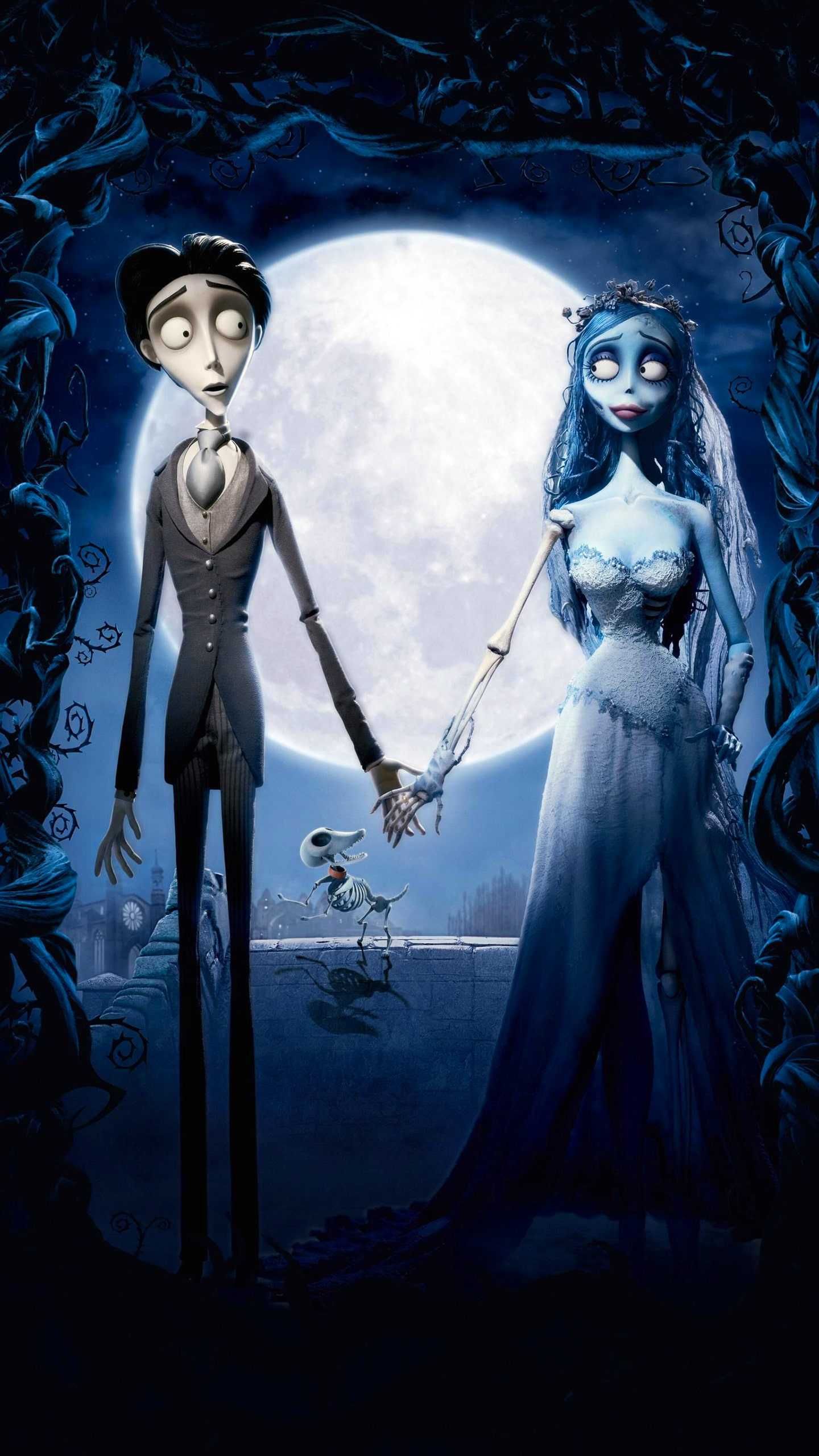 La Sposa Cadavere, personaggi, 1440x2560 Full HD Verticale, iPhone
