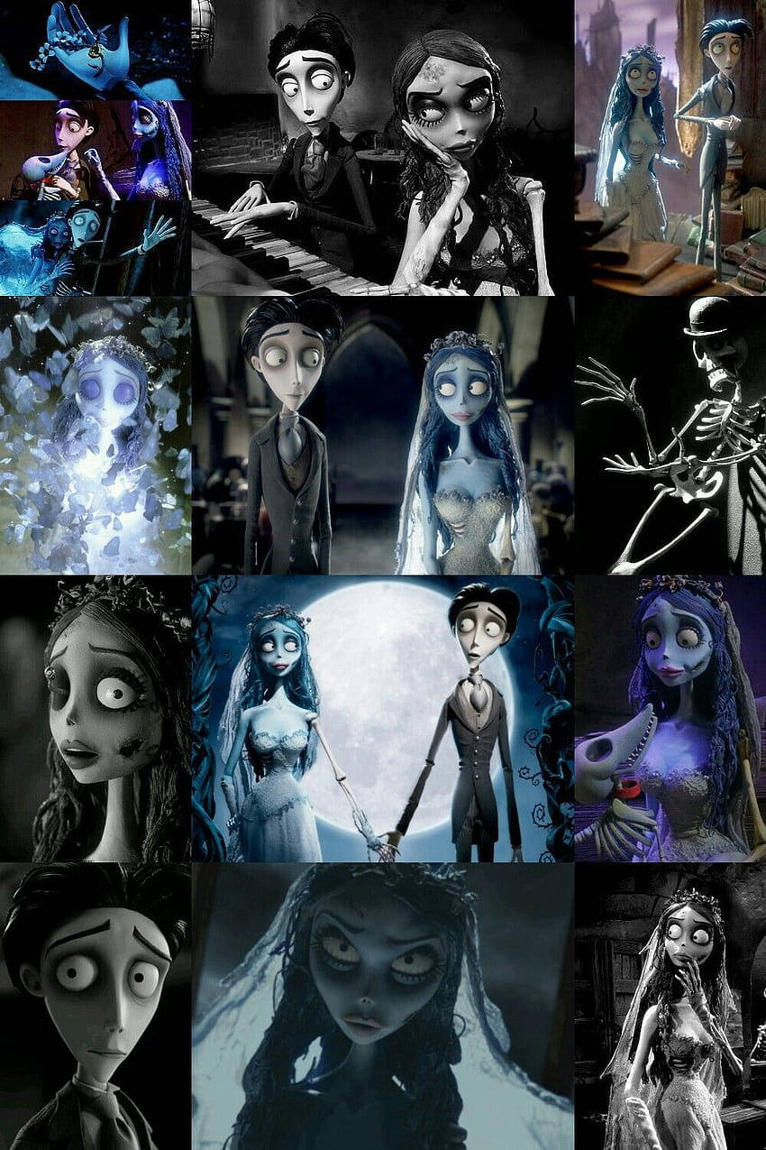Personaggi de La Sposa Cadavere, 850x1275 Full HD Verticale, iPhone
