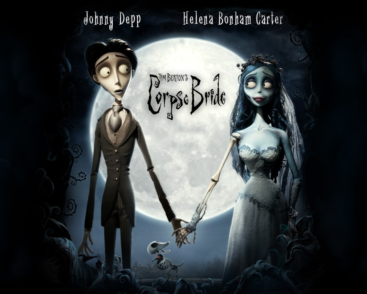 Corpse Bride Victor Emily poster, 1280x1024 HD, Desktop