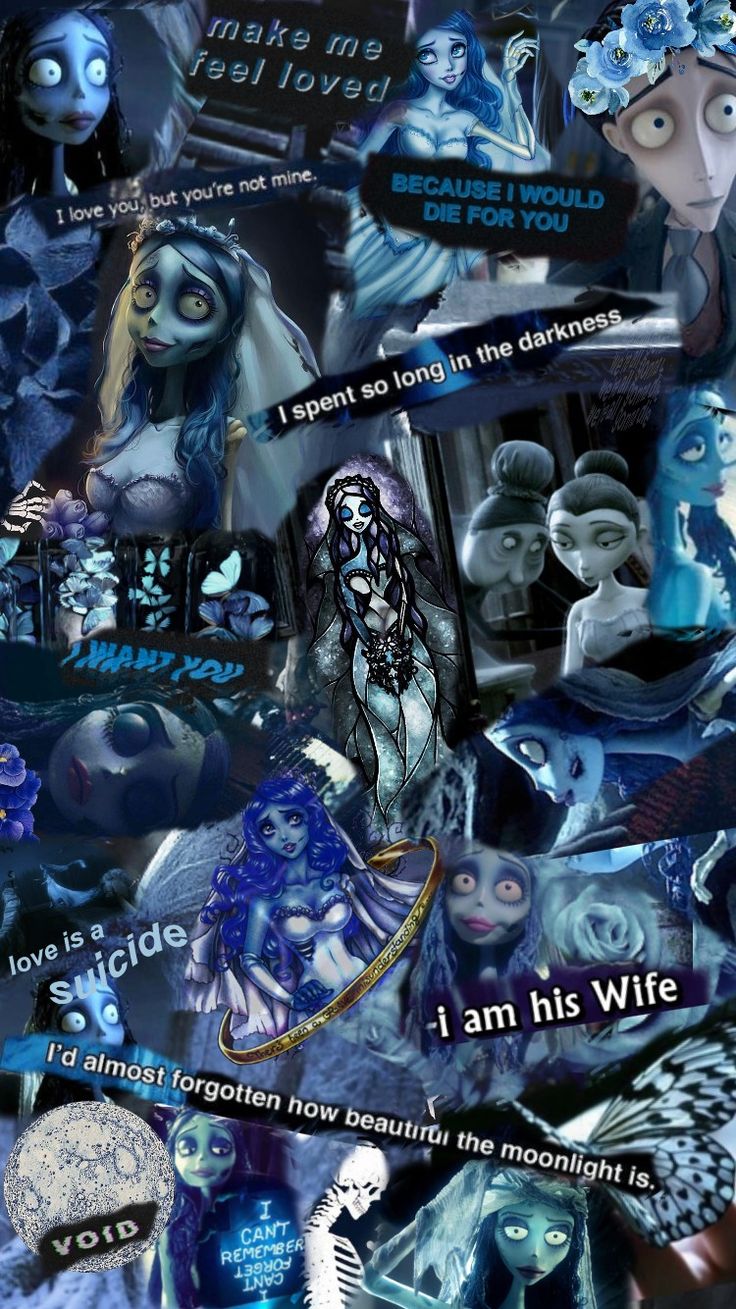 Collage La Sposa Cadavere, 736x1309 Full HD Verticale, Smartphone