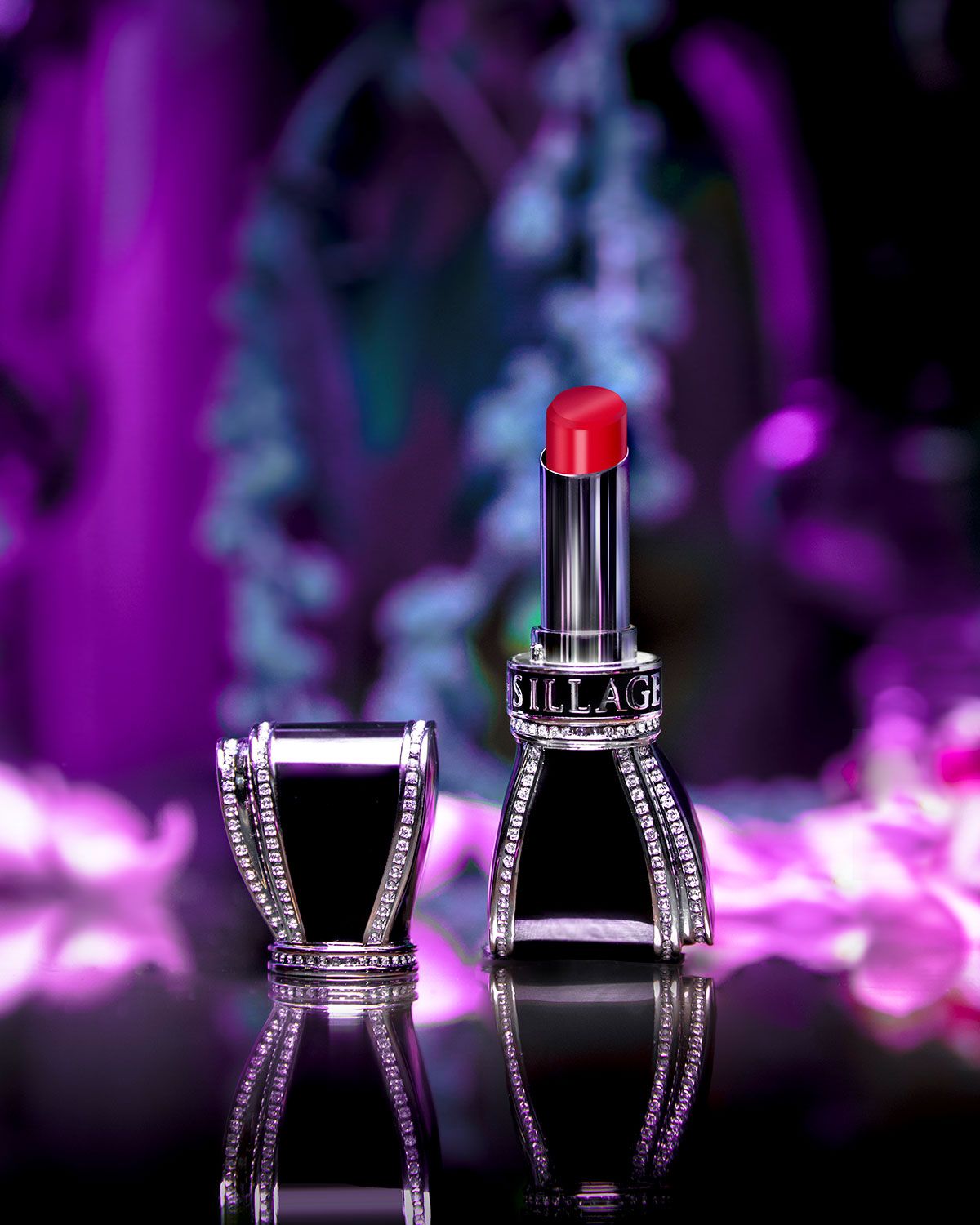Rossetto Sillage con diamanti, 1200x1500 Verticale, Telefono