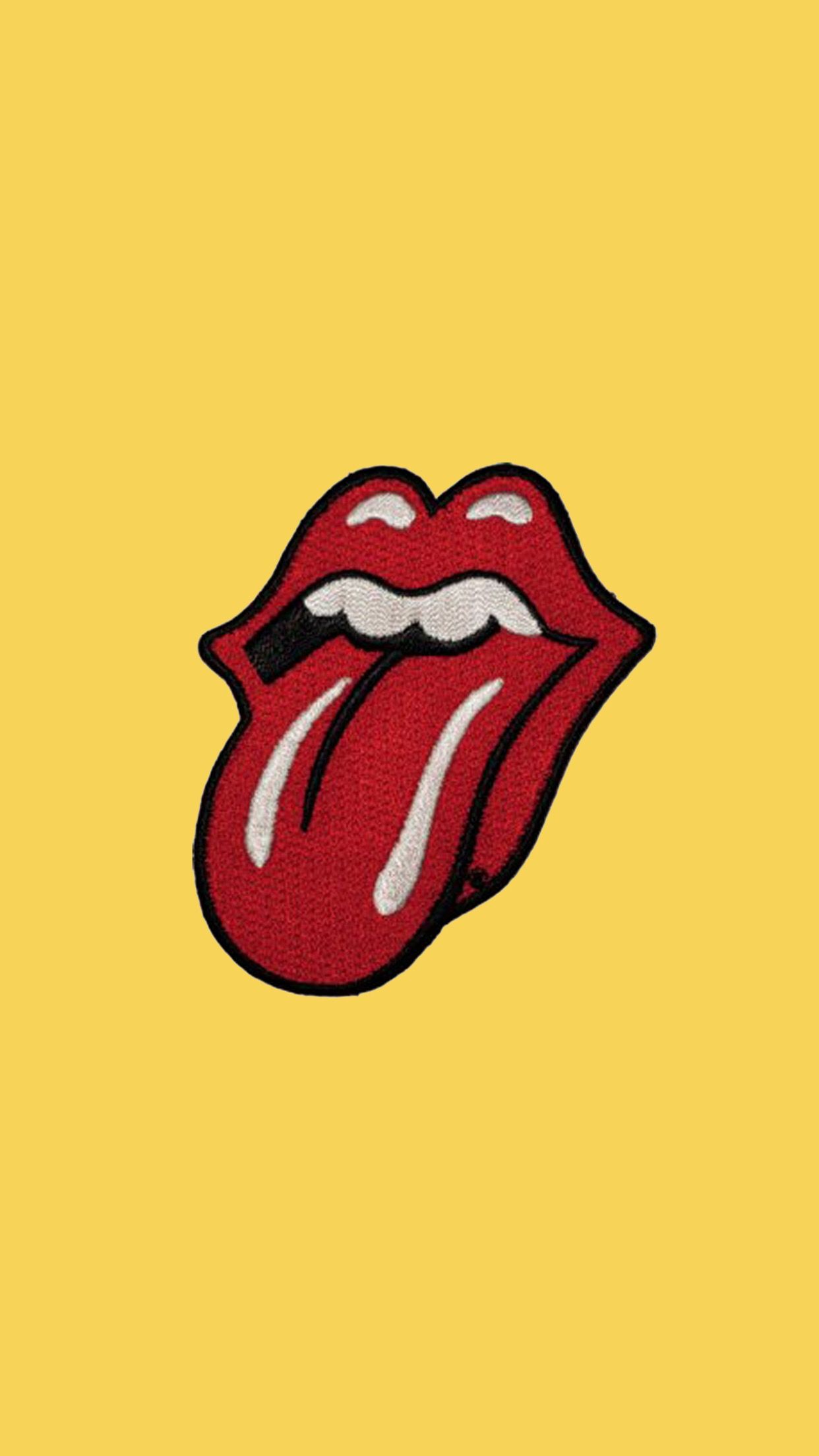 Labbra rosse logo Rolling Stones, 1242x2208 Verticale, Mobile