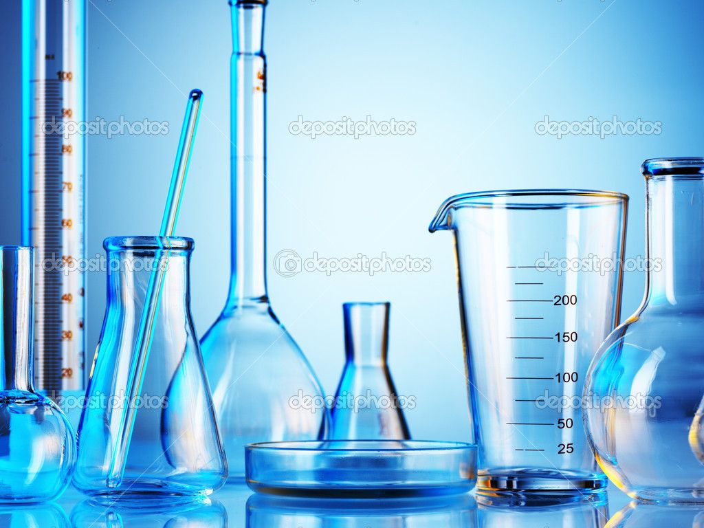 Vetreria da laboratorio chimico blu, 1024x768 HD, Desktop