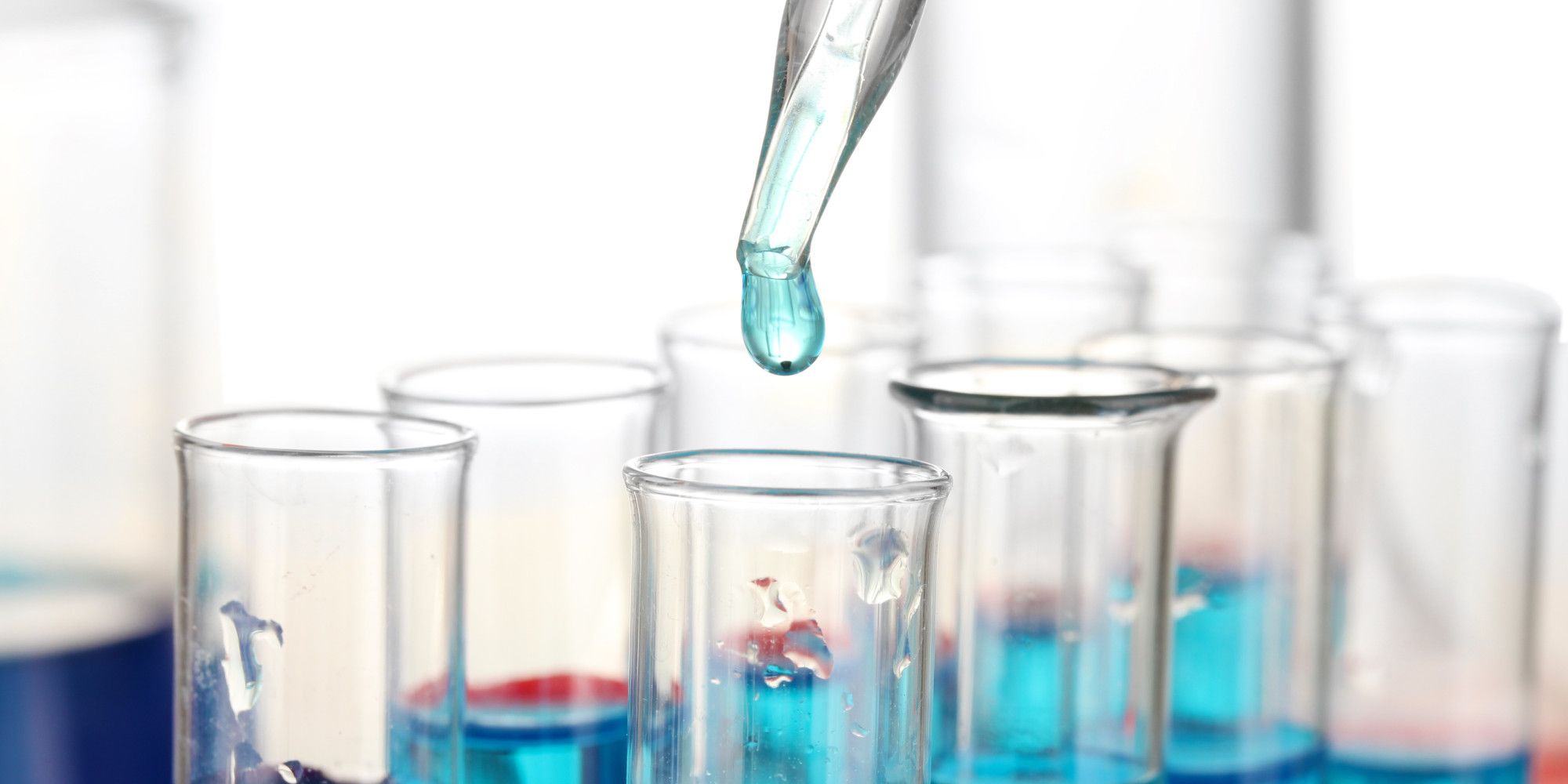 Provette laboratorio pipetta blu, 2000x1000 alta risoluzione, Desktop