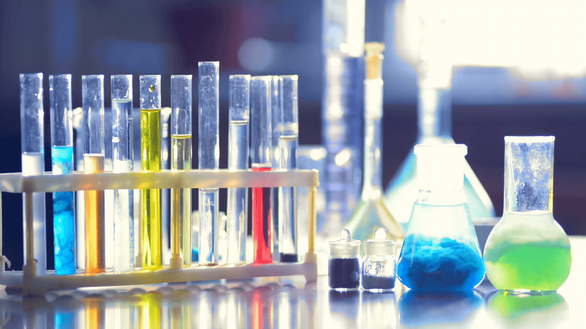 Provette e beute di laboratorio, 1920x1080 Full HD, Desktop