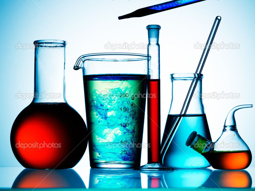 Vetreria laboratorio chimico colorata, 1024x768 HD, Desktop