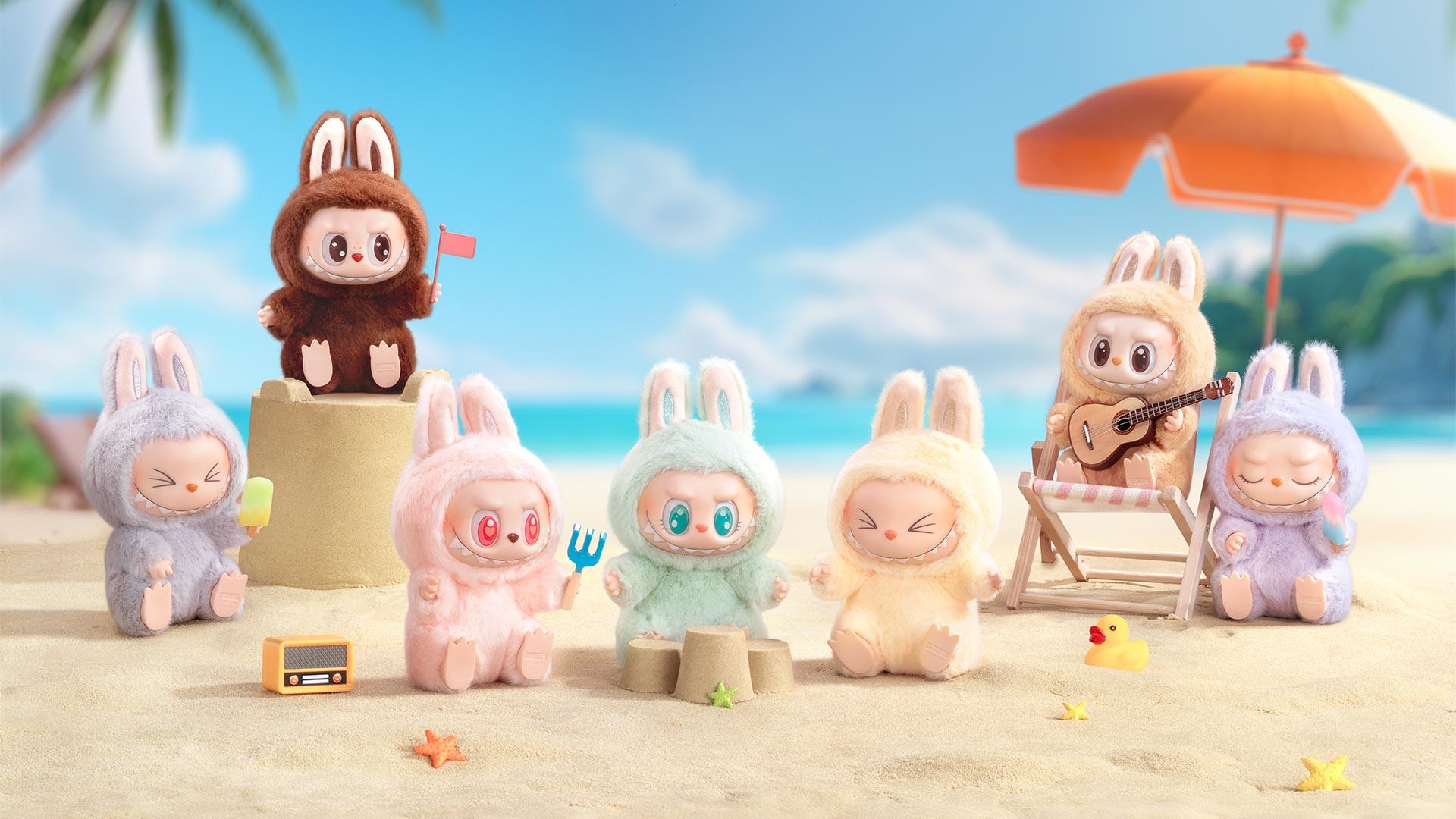Labubu coniglietti spiaggia, 1920x1080 Full HD 1080p, Laptop
