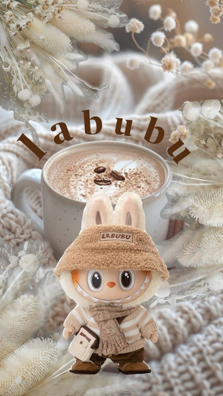 Labubu bambola caffè latte, 736x1308 Verticale, Mobile