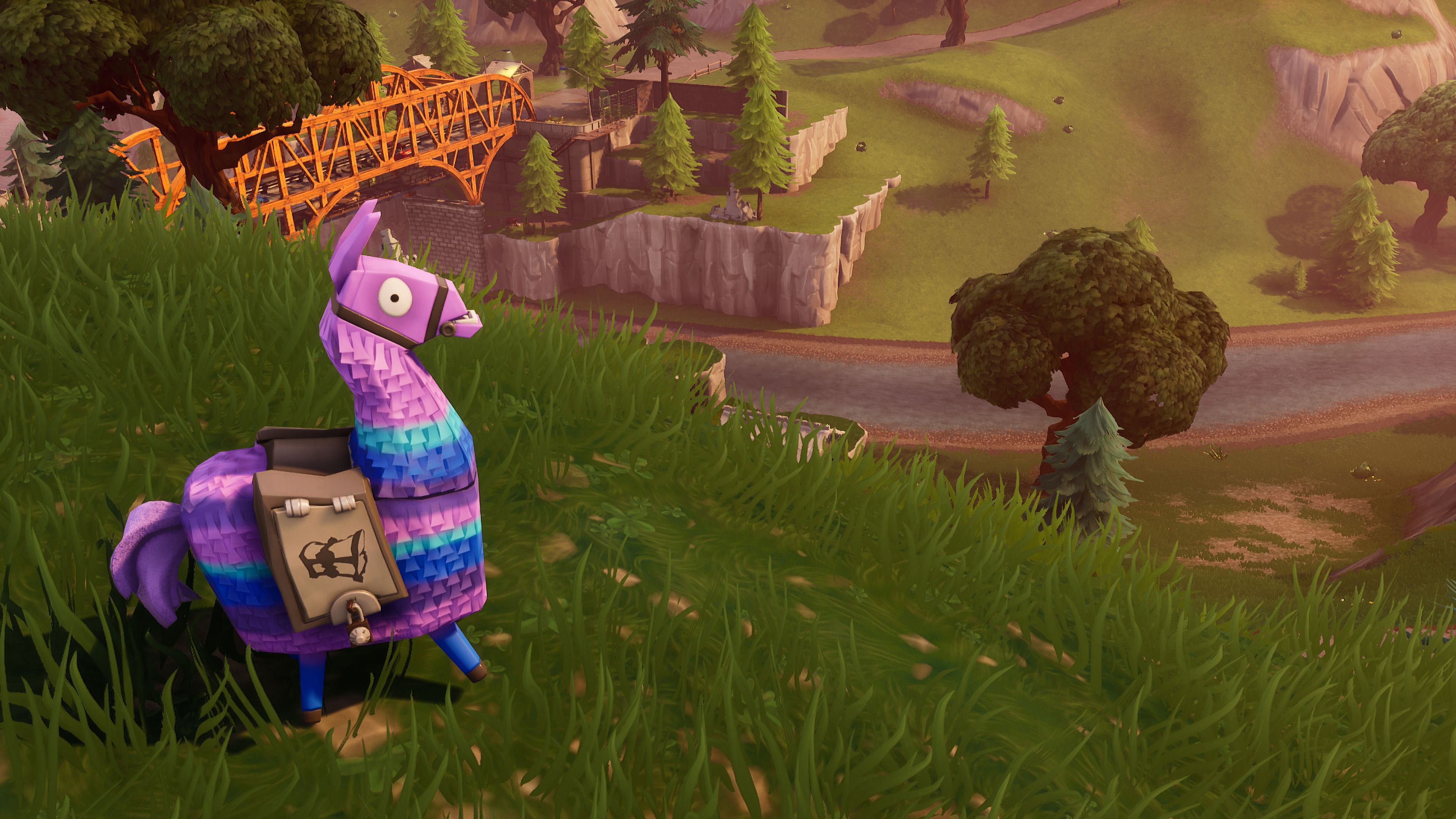 Lama Fortnite piñata colorata, 1200x800 HD, Desktop