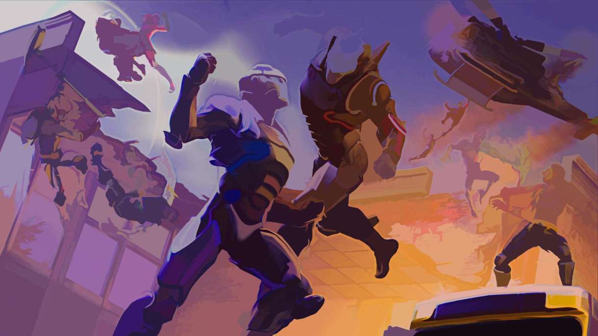 Lama Fortnite cubo viola, 1920x1080 Full HD 1080p, Laptop