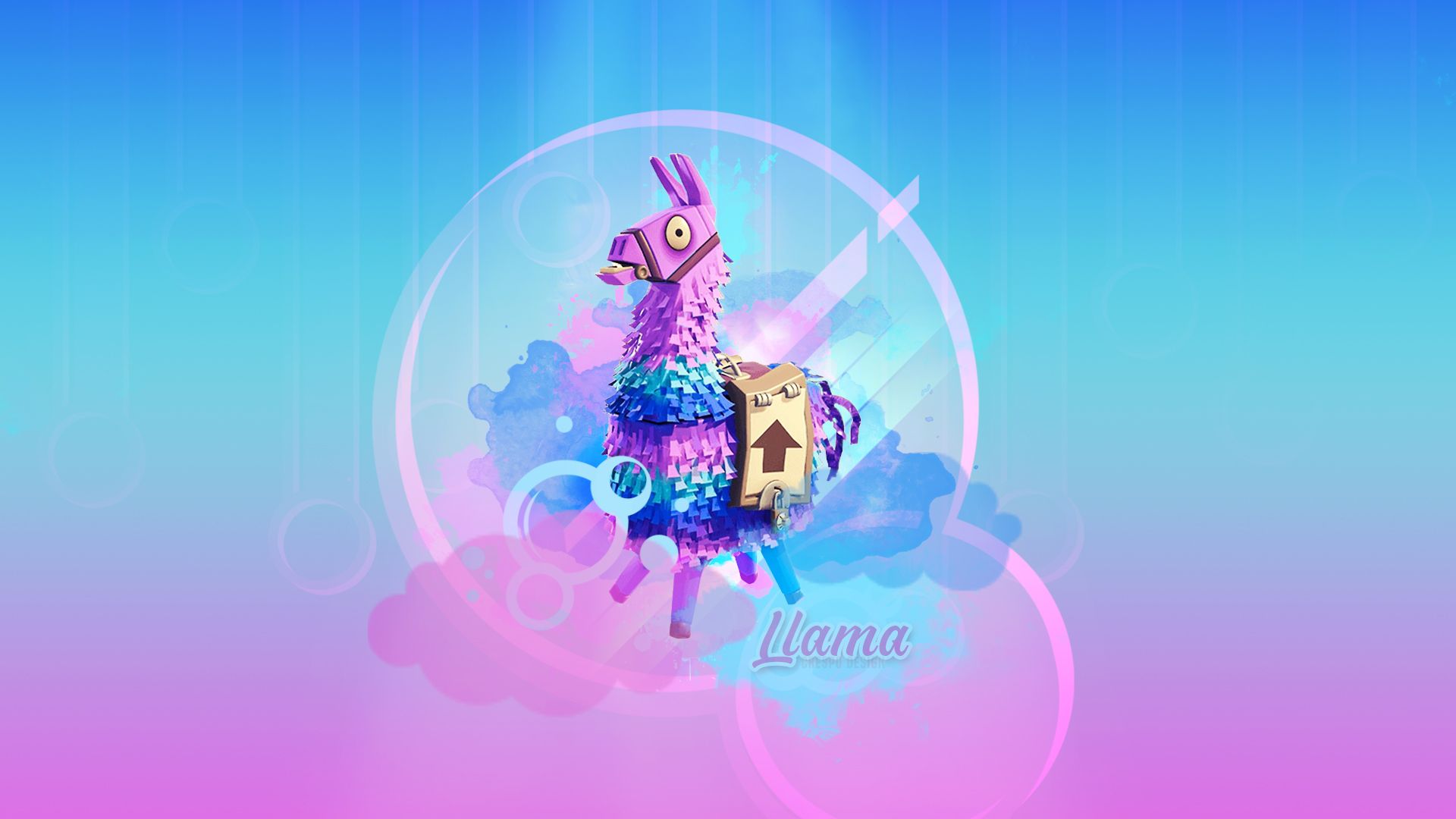 Lama Spotted Fortnite tra foglie, 1920x1080 Full HD, PC Desktop