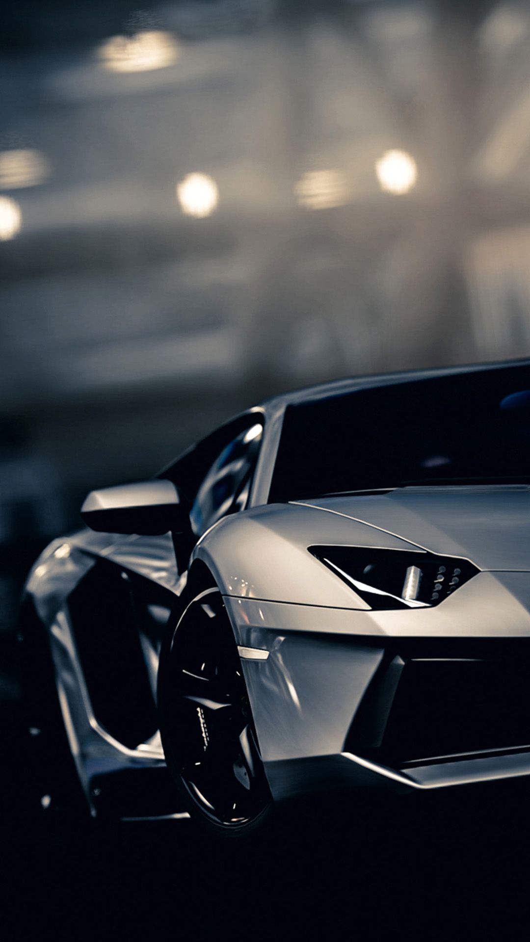 Lamborghini Aventador bianca, 1080x1920 Full HD Verticale, Galaxy Z