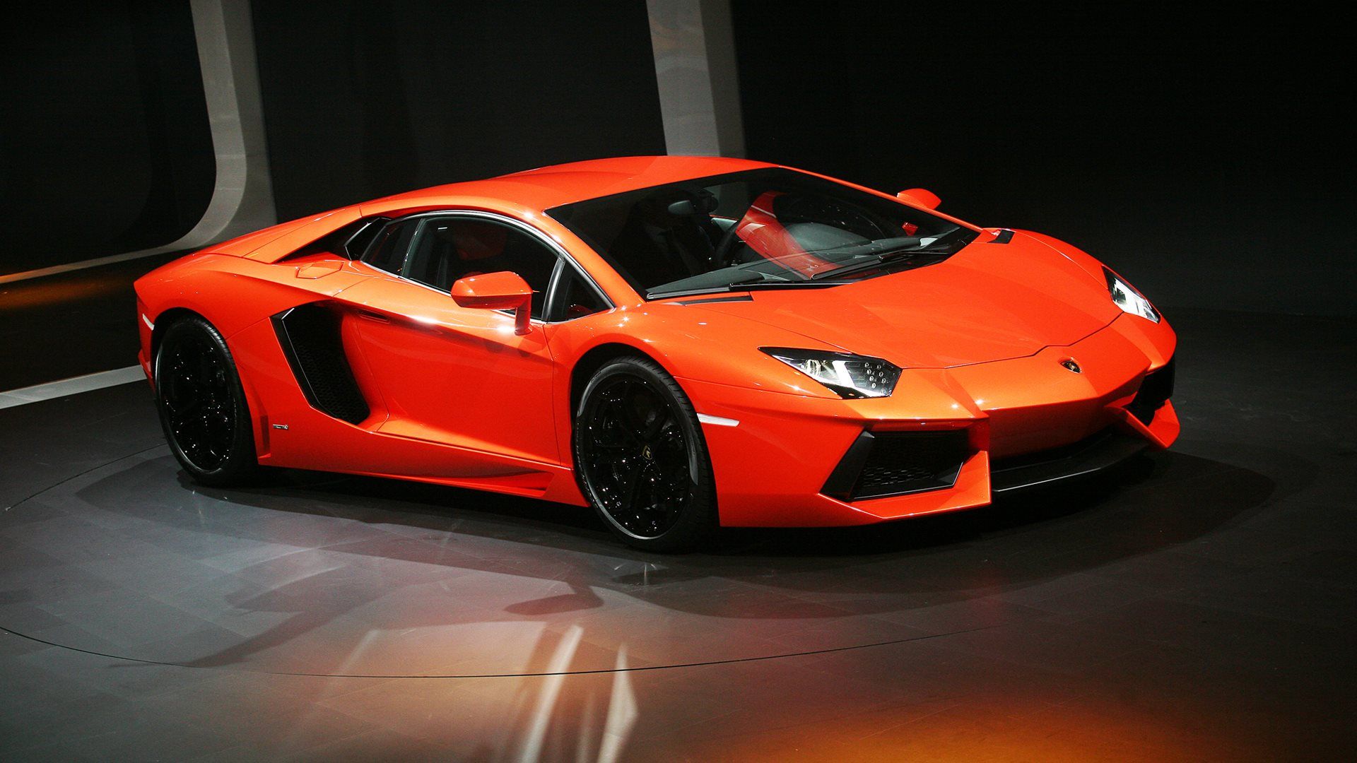 Lamborghini Aventador arancione, 1920x1080 Full HD 1080p, PC