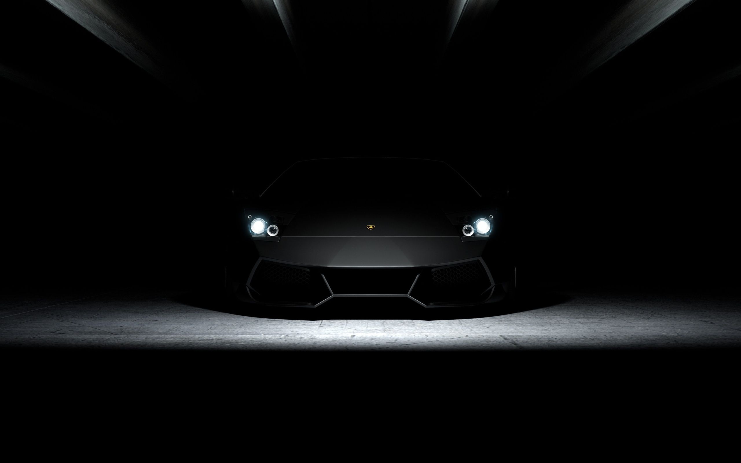 Lamborghini nera al buio, 2560x1600 WQXGA, MacBook Pro