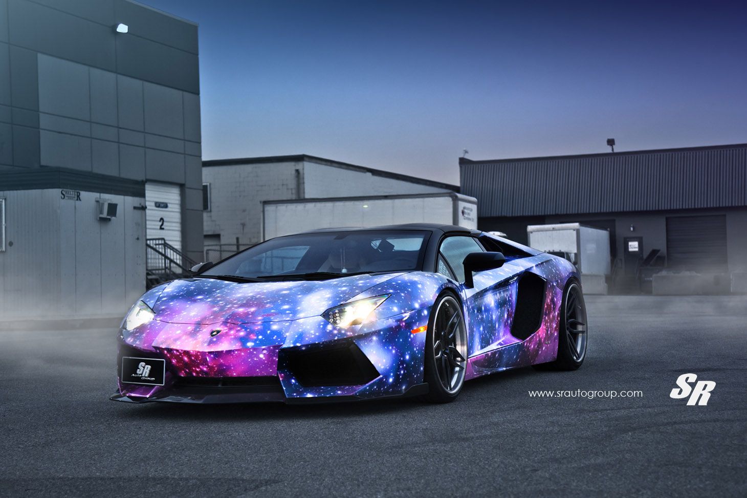 Lamborghini Aventador galassia colorata, 1460x973 720p, PC
