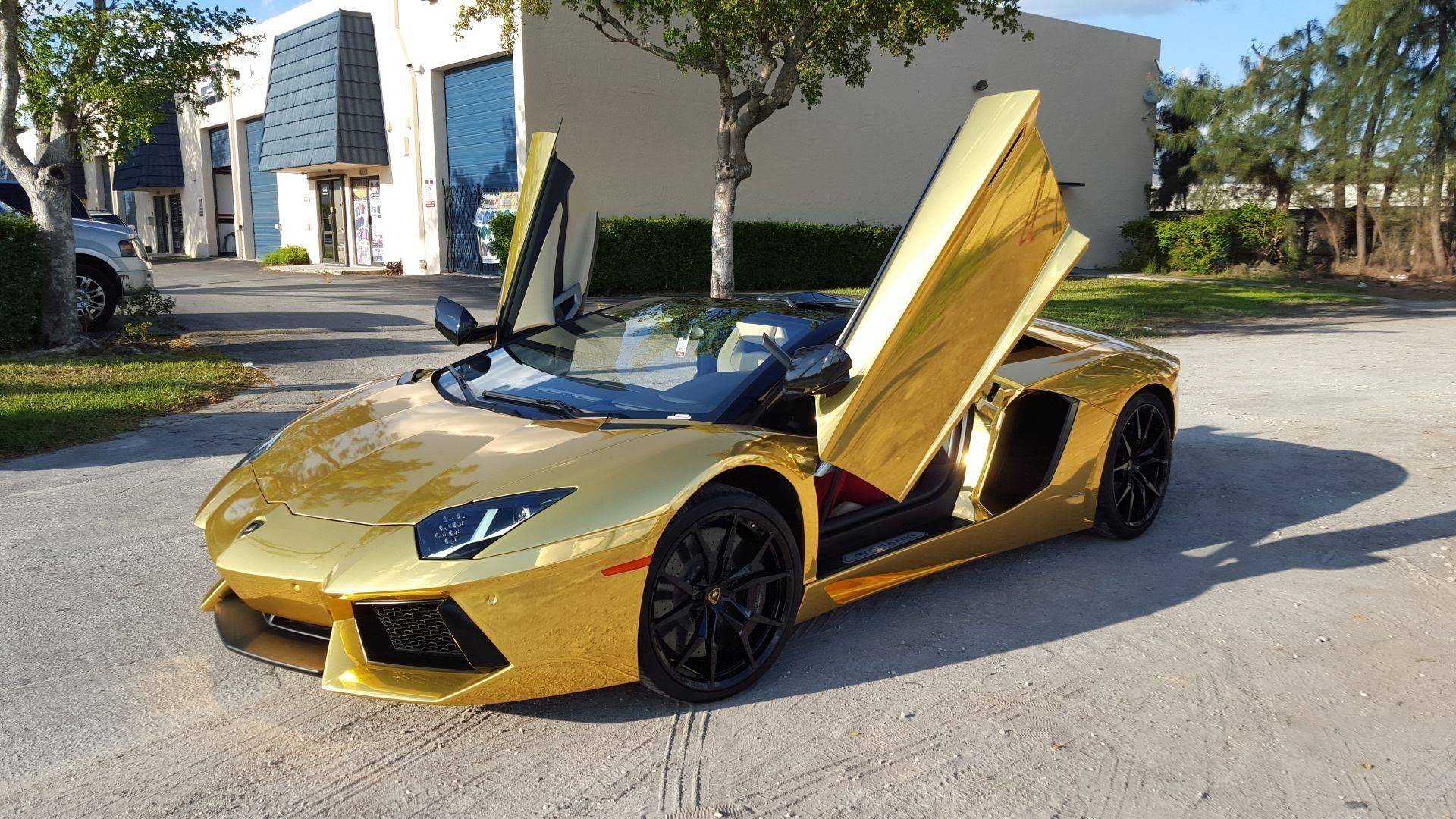 Lamborghini Aventador oro, 1920x1200 Full HD+ WUXGA, Desktop
