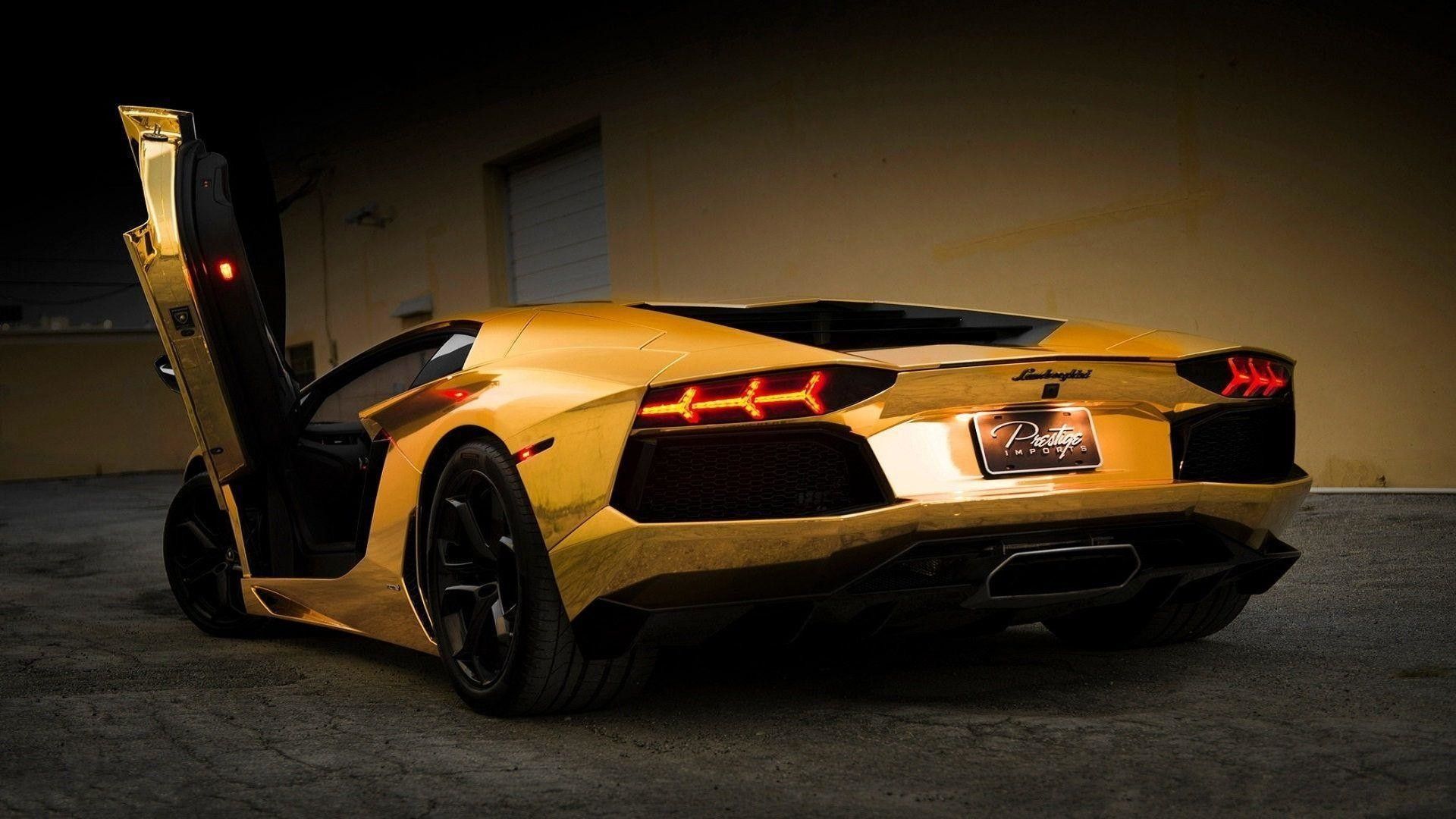 Lamborghini Aventador oro, 1920x1080 Full HD, Desktop