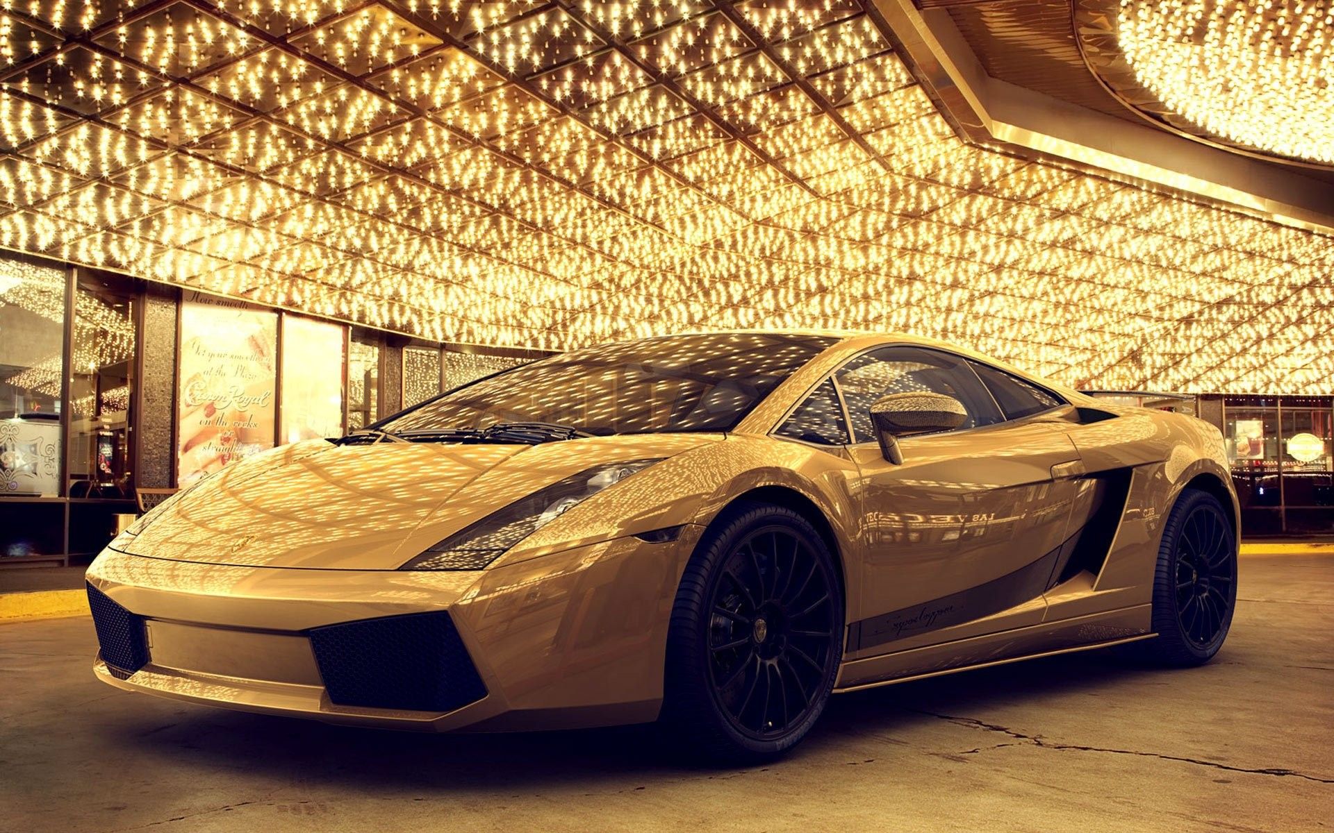 Lamborghini Gallardo oro, Sant'Agata Bolognese, 1920x1200 Full HD+ WUXGA, Laptop