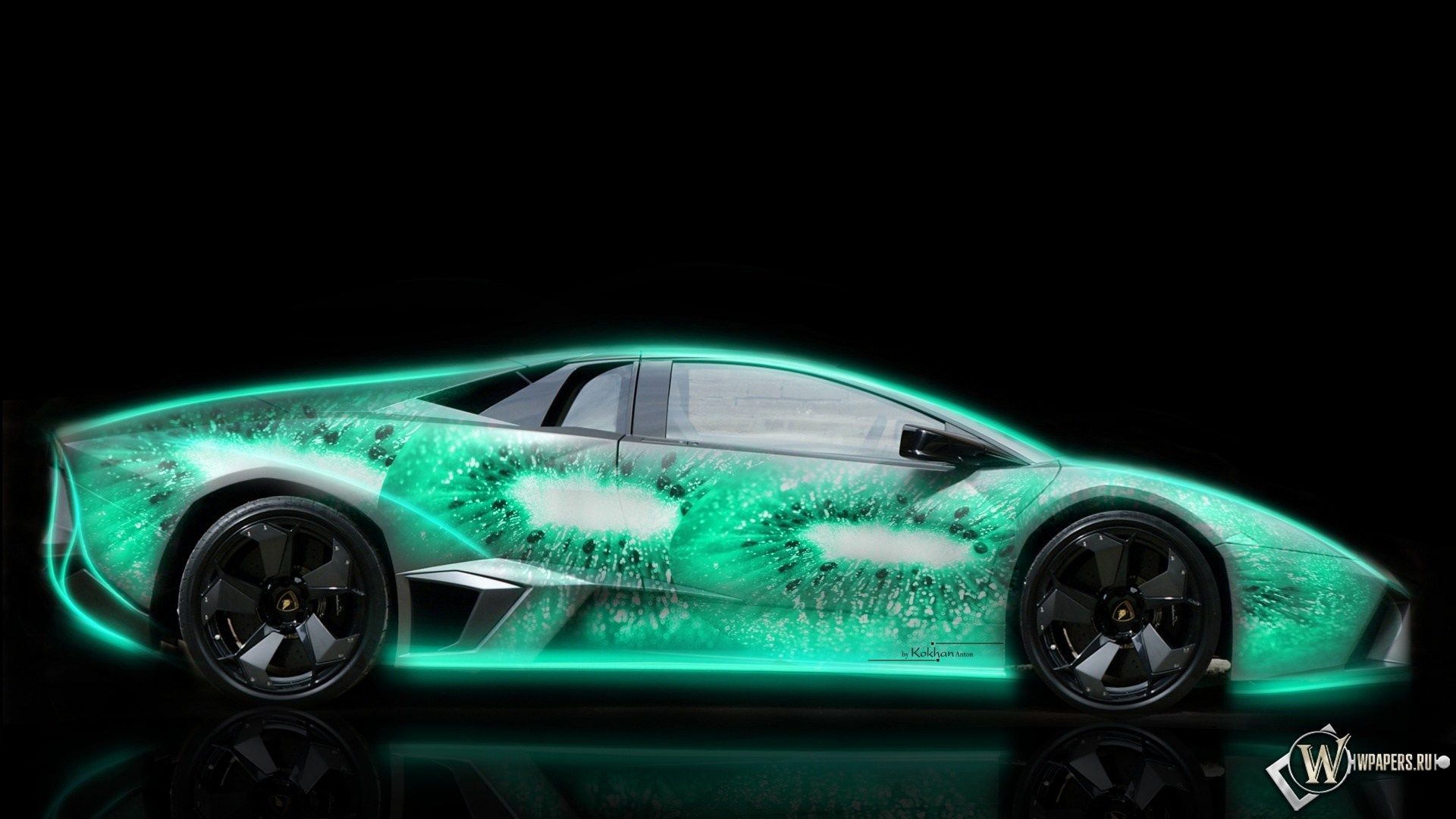 Lamborghini in fiamme arancioni, 1920x1080 Full HD, Laptop